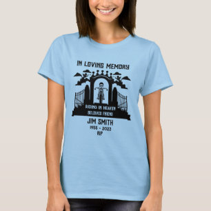 In Memory Motorbike Rider Biker Funeral T-Shirt