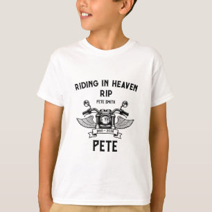 In Memory Motorbike Rider Biker Funeral T-Shirt