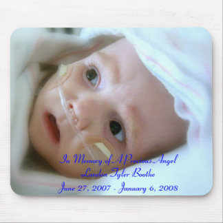 In Memory of Baby Landon Mousepad