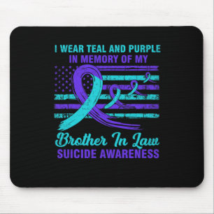 In Memory Of Brother In Law Suicide Awareness Amer Mouse Mat