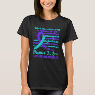 In Memory Of Brother In Law Suicide Awareness Amer T-Shirt