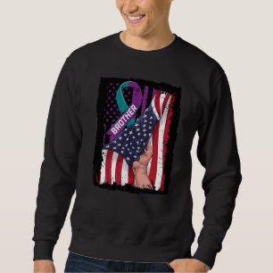 In Memory of Brother Suicide Awareness American Fl Sweatshirt