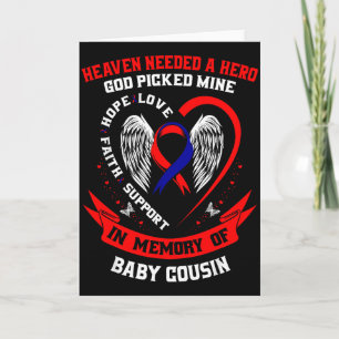 In Memory Of Cousin Chd Awareness Month Graphic Wi Card