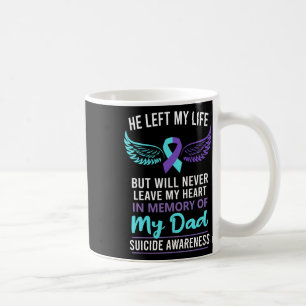 In Memory Of Dad Suicide Awareness Prevention Coffee Mug