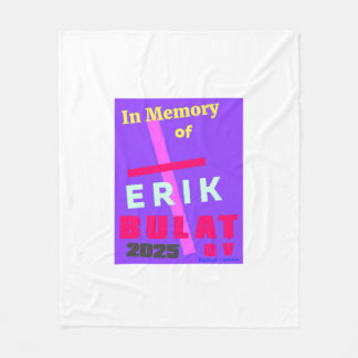 In Memory of Erik Bulatov Fleece Blanket