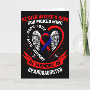 In Memory Of Granddaughter Chd Awareness Month Gra Card
