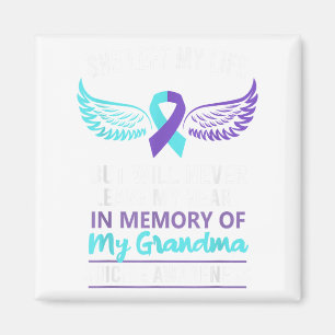 In Memory Of Grandma Suicide Awareness Prevention  Magnet