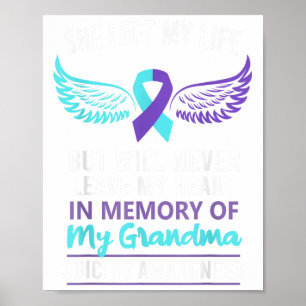 In Memory Of Grandma Suicide Awareness Prevention Poster