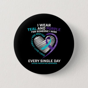 In Memory Of I Miss Son Mum Dad Suicide Prevention 6 Cm Round Badge