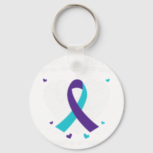 In Memory Of Loving Daughter Suicide Awareness Pre Key Ring