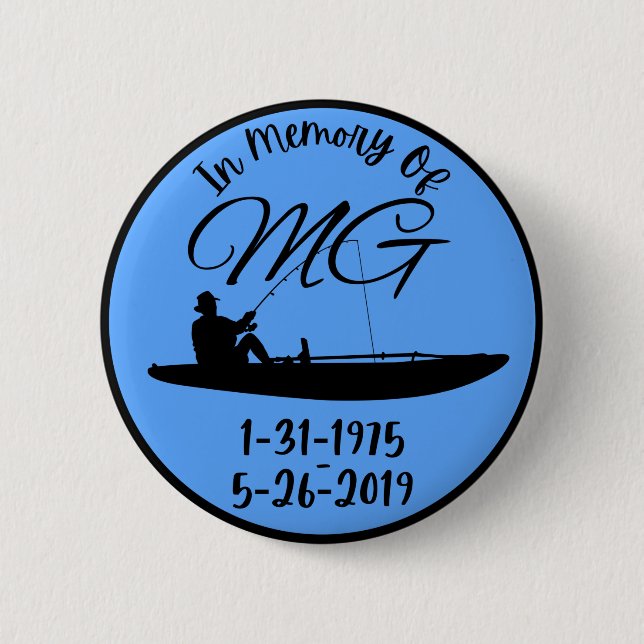 In Memory Of MG 6 Cm Round Badge (Front)