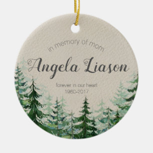 In Memory of Mum Christmas Ornament