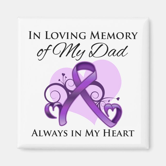 In Memory of My Dad - Pancreatic Cancer Magnet (Front)