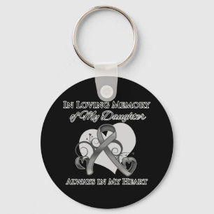 In Memory of My Daughter - Brain Cancer Key Ring