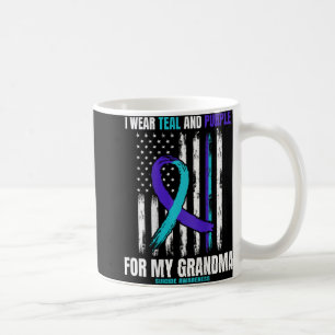 In Memory Of My Grandma Suicide Awareness Flag Bac Coffee Mug