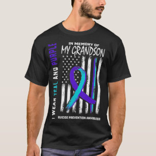 In Memory Of My Grandson Suicide Awareness Prevent T-Shirt
