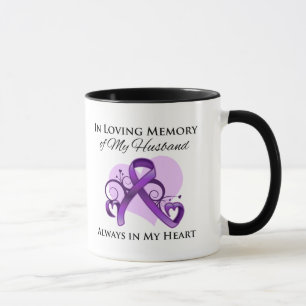 In Memory of My Husband - Pancreatic Cancer Mug