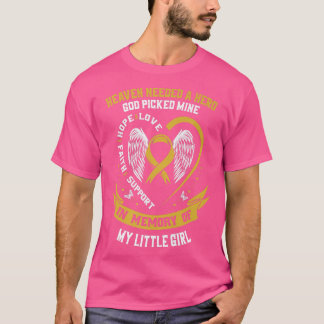 In Memory of My Little Girl Daughter Childhood Can T-Shirt