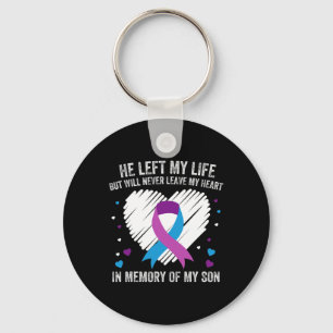 In Memory Of My Loving Son Suicide Prevention Awar Key Ring