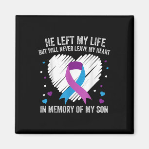 In Memory Of My Loving Son Suicide Prevention Awar Magnet