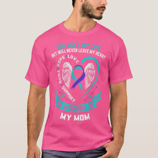 In Memory of my Mom Loss of Mother Suicide Awarene T-Shirt