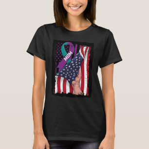 In Memory of my Mum Suicide Awareness American Fla T-Shirt
