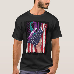 In Memory of my Nephew Suicide Awareness American T-Shirt