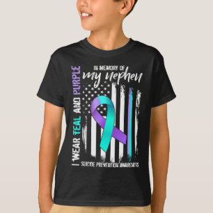 In Memory Of My Nephew Suicide Awareness Preventio T-Shirt