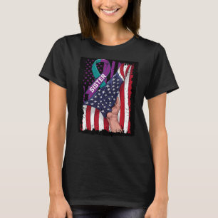 In Memory of my Sister Suicide Awareness American T-Shirt