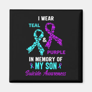 In Memory Of My Son Mum Dad Suicide Prevention Awa Magnet