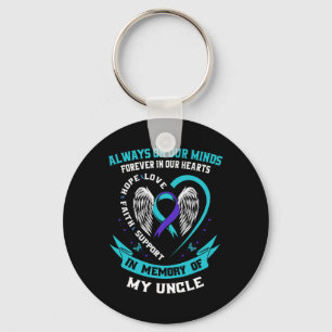 In Memory Of My Uncle Suicide Awareness Prevention Key Ring