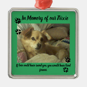 In Memory of our pet ornament memorial