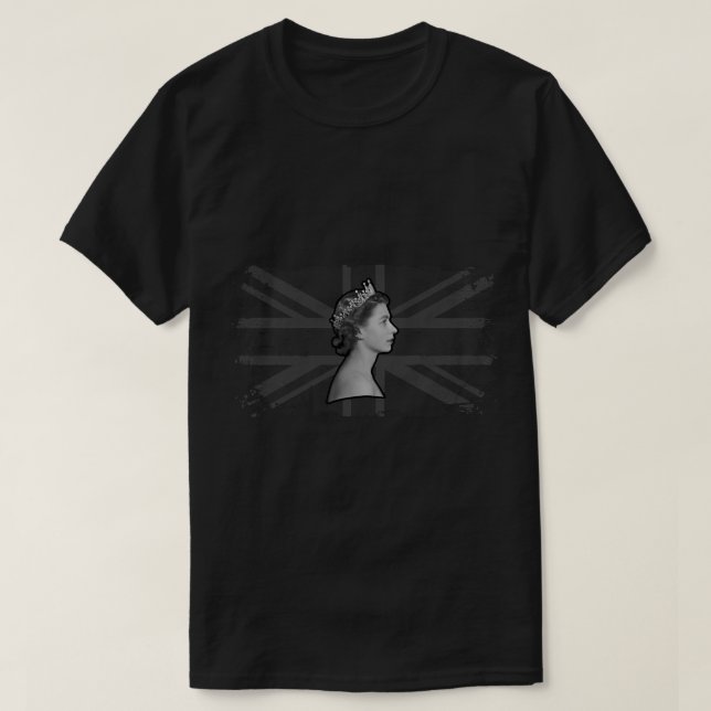 In Memory Of Queen Elizabeth  T-Shirt (Design Front)