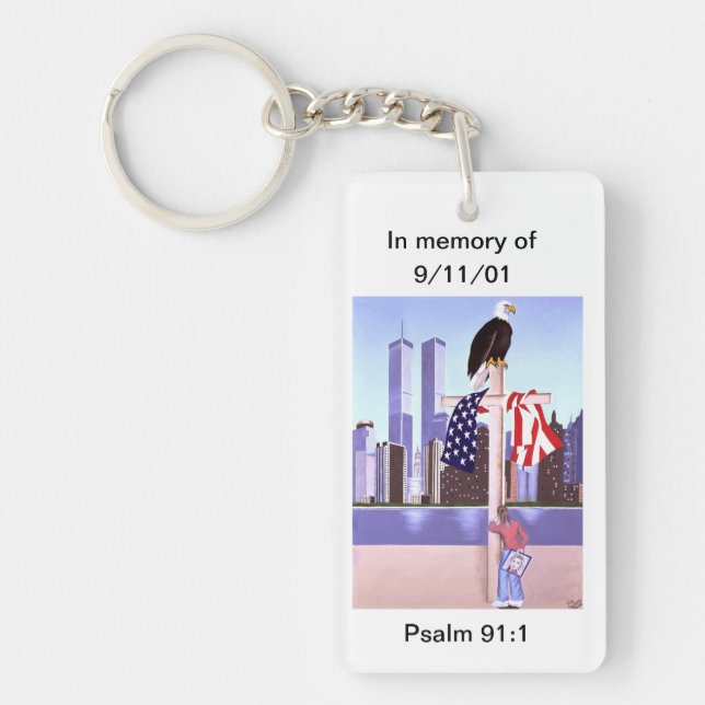 In Memory of September 11th, 2001 Key Ring (Front)