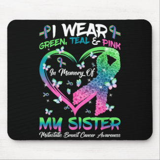 In Memory Of Sister Metastatic Breast Cancer Mouse Mat