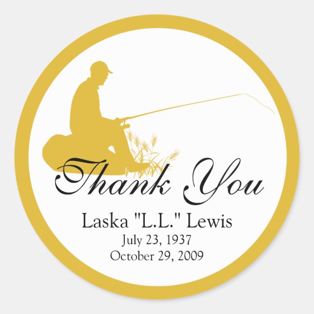 In Memory of Sticker (Front)