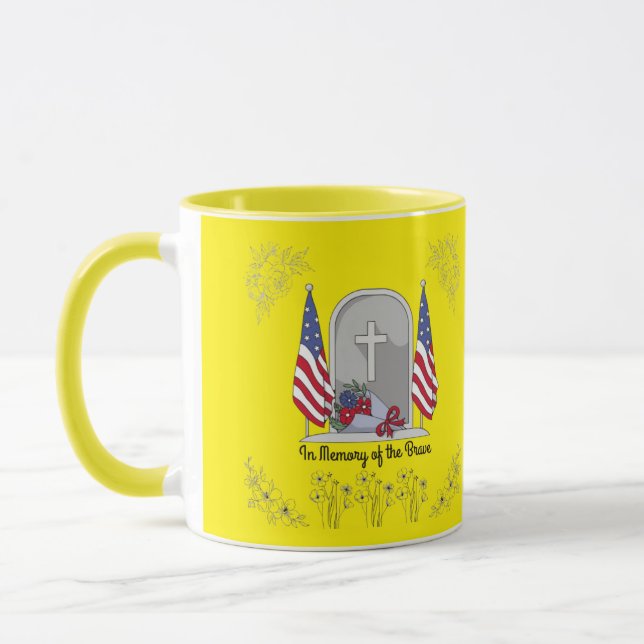 In memory of the brave yellow mug (Left)