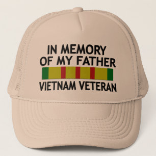 In Memory Of Vietnam Veteran Khaki Cap