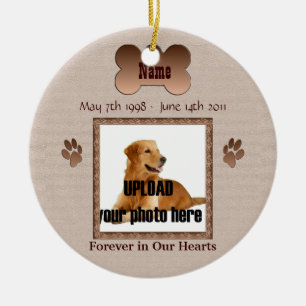 In Memory of Your Dog Ceramic Tree Decoration