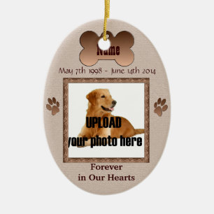 In Memory of Your Dog Ceramic Tree Decoration