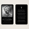 In Memory Photo Funeral Memorial Prayer Cards