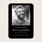 In Memory Photo Funeral Memorial Prayer Cards