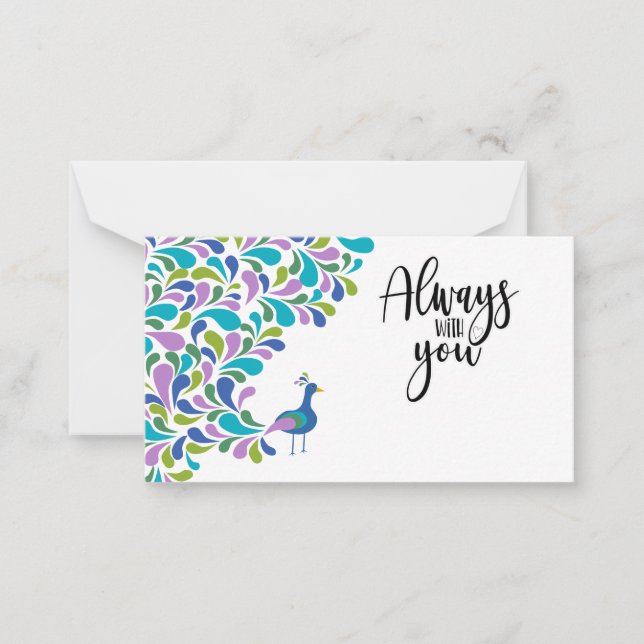 In Memory Sympathy Memorial Angel florist card (Front)