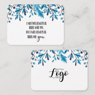 In Memory Sympathy Memorial Angel keepsake gift Business Card