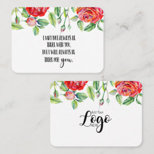 In Memory Sympathy Memorial Angel keepsake gift Business Card