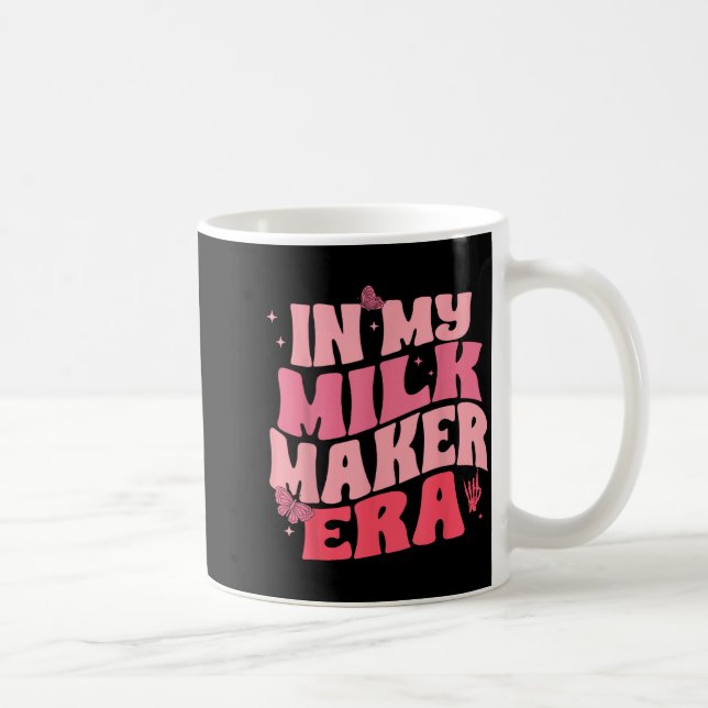 In Milk Maker Era, Breastfeeding, New Mom Costume  Coffee Mug (Right)
