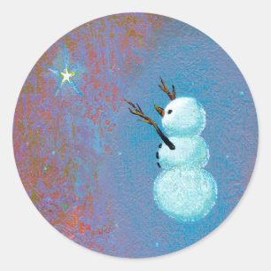 (in Motion) Belief Stickers - Adorable Snowman
