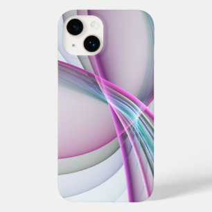 In Motion, Modern Abstract Colourful Fractal Art Case-Mate iPhone 14 Case