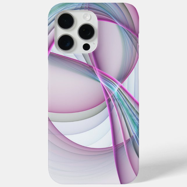In Motion, Modern Abstract Colourful Fractal Art Case-Mate iPhone Case (Back)