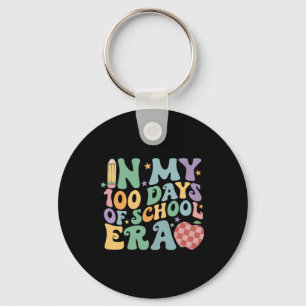 In My 100 Days Of School Era 100th Day Of School T Key Ring